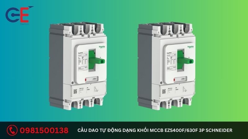 Công dụng của cầu dao tự động dạng khối MCCB EZS400F/630F 3P Schneider