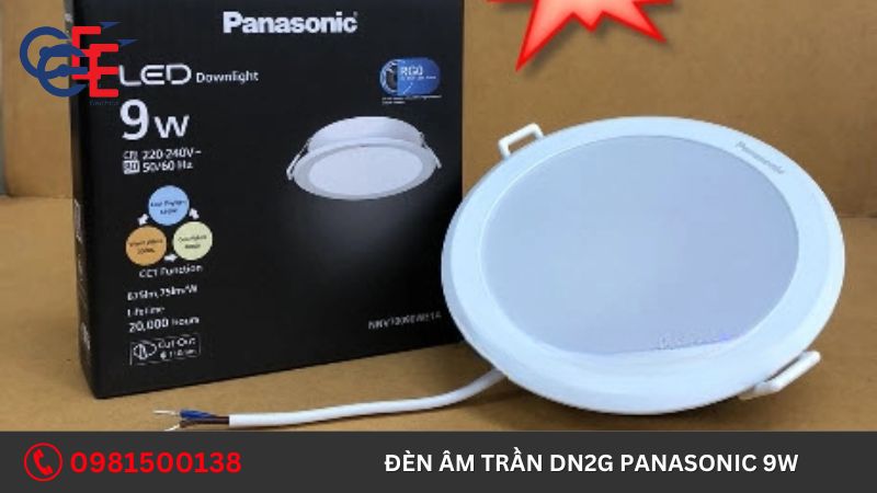 Công dụng của đèn âm trần DN2G Panasonic 9W