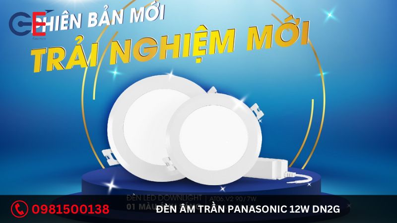 Công dụng của đèn âm trần Panasonic 12W DN2G 