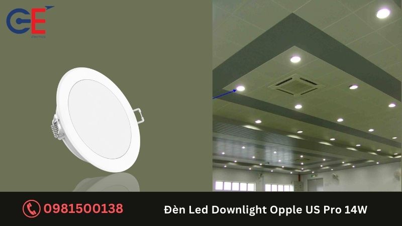 Công dụng của đèn LED Downlight Opple US Pro 14W
