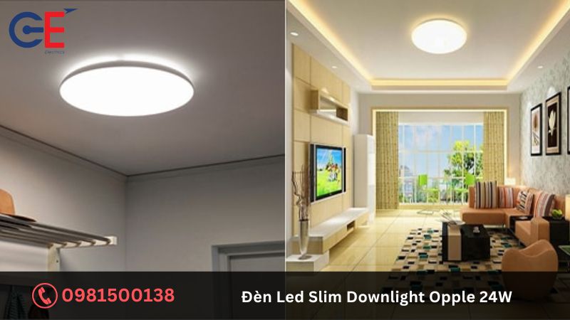 Công dụng của đèn Led Slim Downlight Opple 24W
