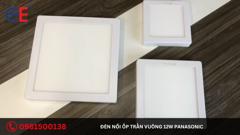 Công dụng của đèn ốp trần nổi vuông 12W Panasonic