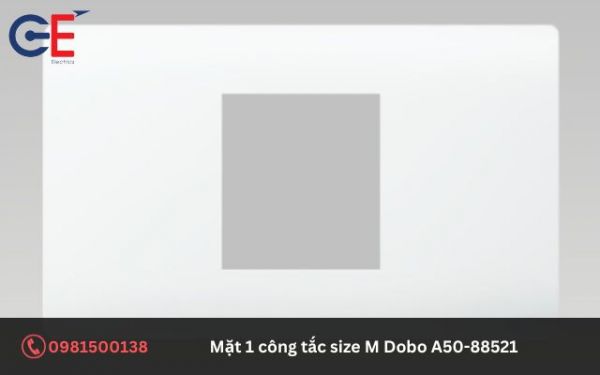 Tổng quan về sản phẩm mặt 1 công tắc size M Dobo A50-88521