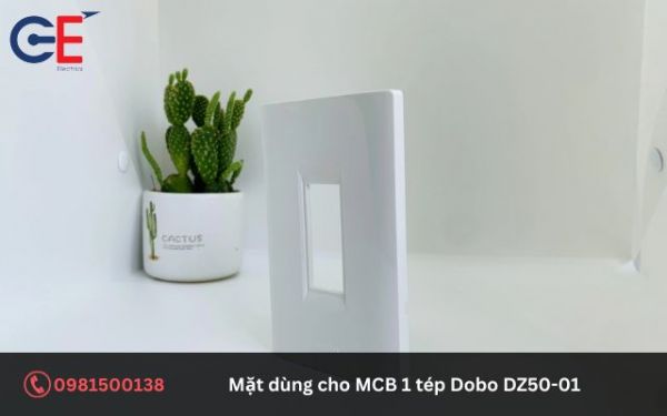 Công dụng của mặt dùng cho MCB 1 tép Dobo DZ50-01