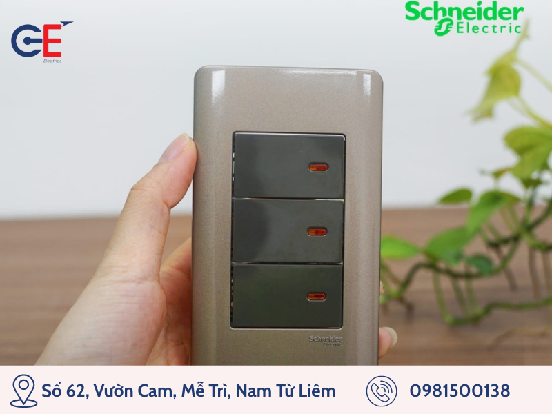 Công tắc ba 2 chiều Zencelo Schneider
