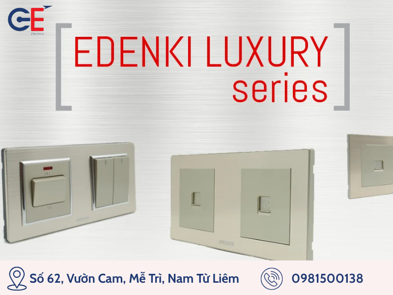 Công tắc ổ cắm Edenki cao cấp