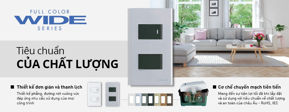 công tắc điện panasonic full color