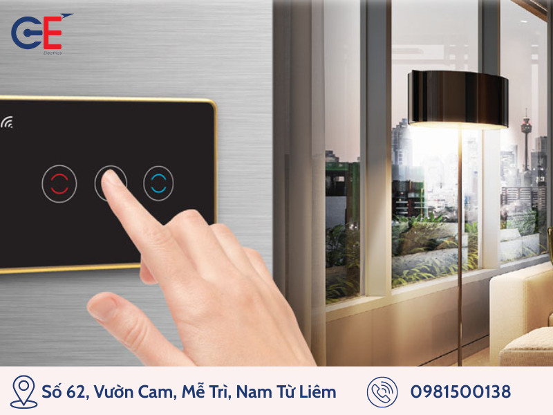Công tắc điện thông minh nâng tầm không gian