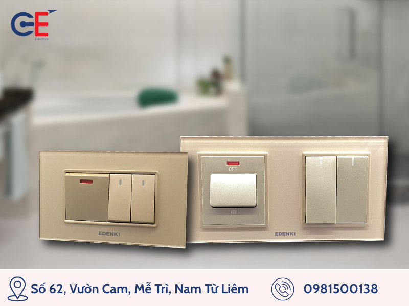 Công tắc ổ cắm Edenki với chất lượng vượt trội