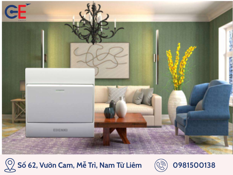 Công tắc ổ cắm Edenki nâng tầm không gian