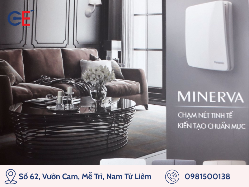 Công tắc Minerva chạm nét tinh tế kiến tạo chuẩn mực