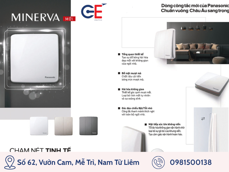 Công tắc Minerva an toàn trường tồn theo thời gian