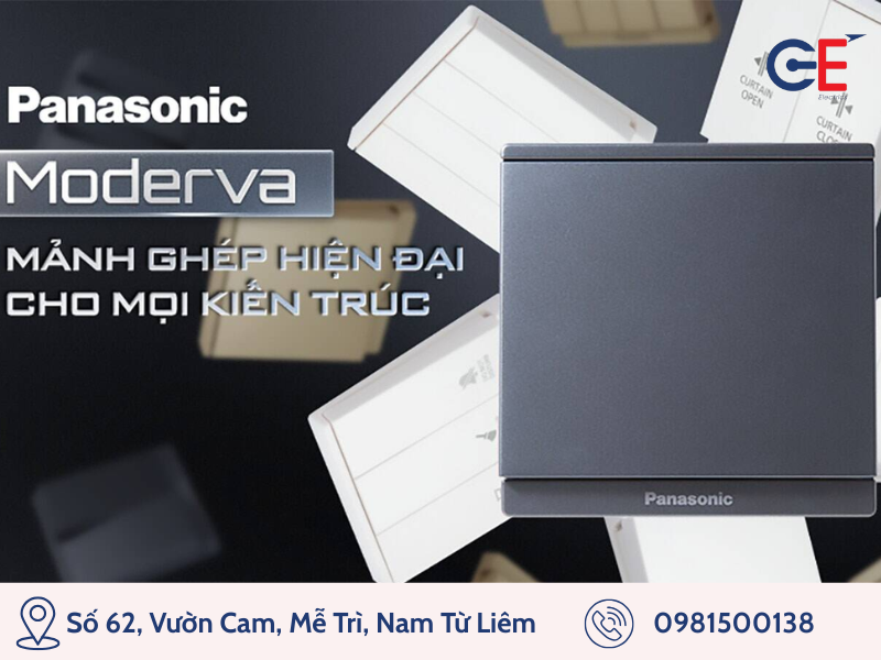 Công tắc ổ cắm Moderva nâng tầm mọi kiến trúc