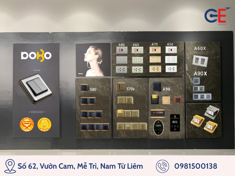 Công tắc Dobo với đa dạng phong cách