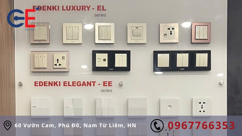 Công tắc ổ cắm Edenki