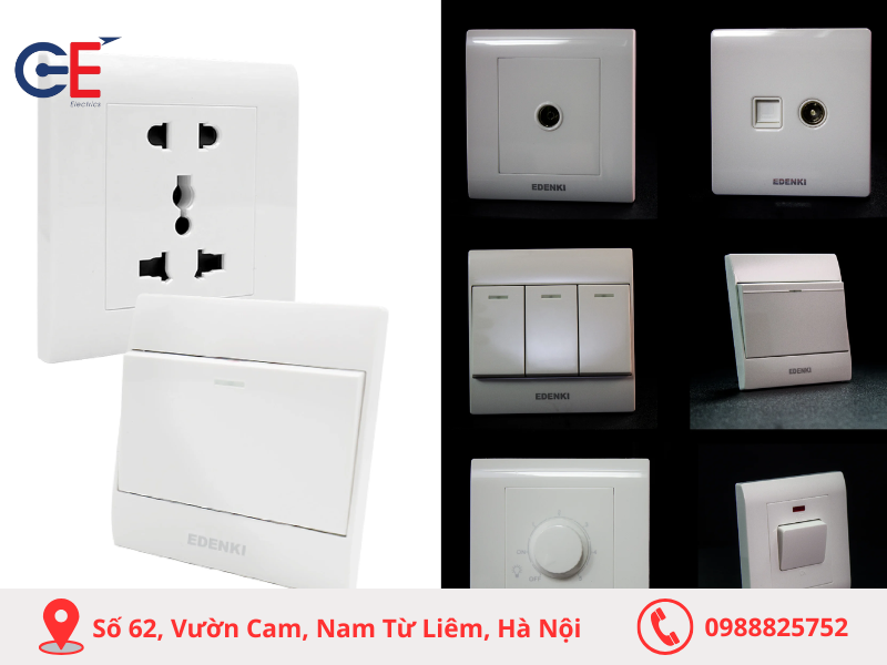 Công tắc ổ cắm Edenki