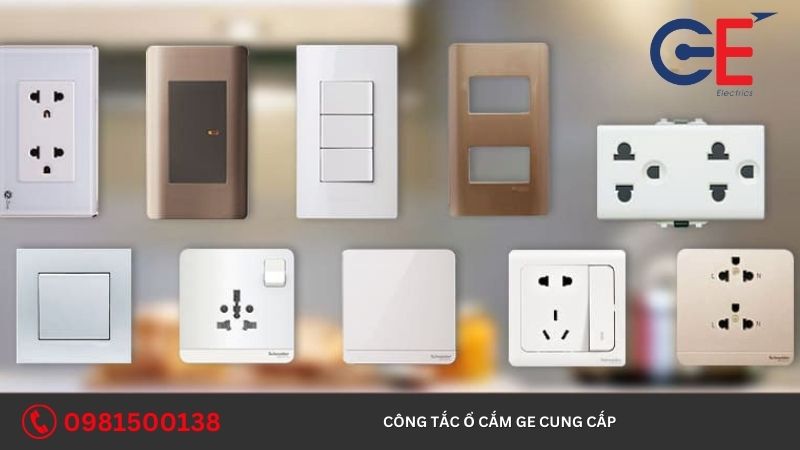 Công tắc ổ cắm GE cung cấp