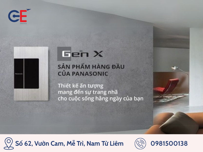 Công tắc ổ cắm không viền 