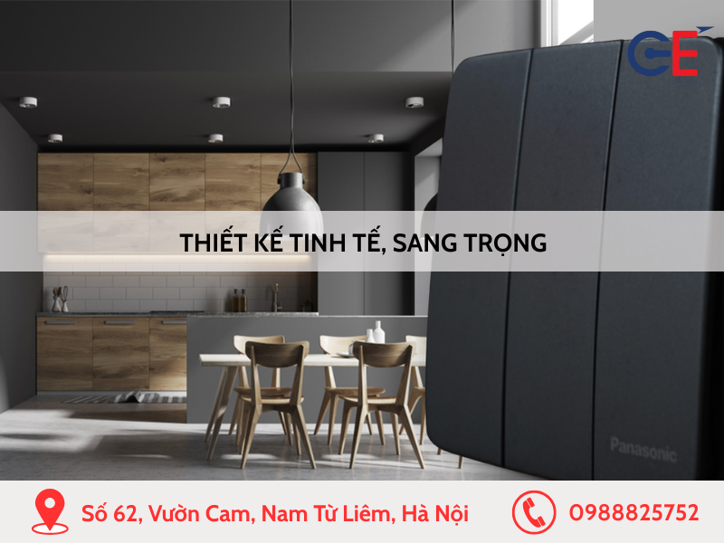 Công tắc ổ cắm Panasonic thiết kế tinh tế và đầy sang trọng