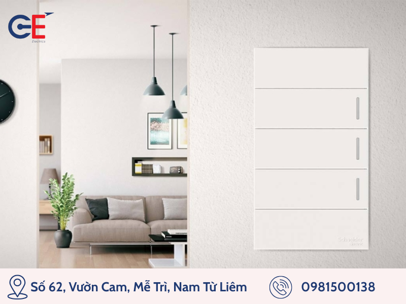 Công tắc ổ cắm Schneider chất lượng vượt trội, thiết kế hiện đại