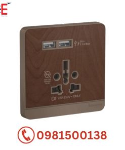 công tắc ổ cắm Schneider AvatarOn E8342616USB_WD_G19