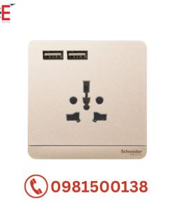 công tắc ổ cắm Schneider AvatarOn E8342616USB_WG_G19