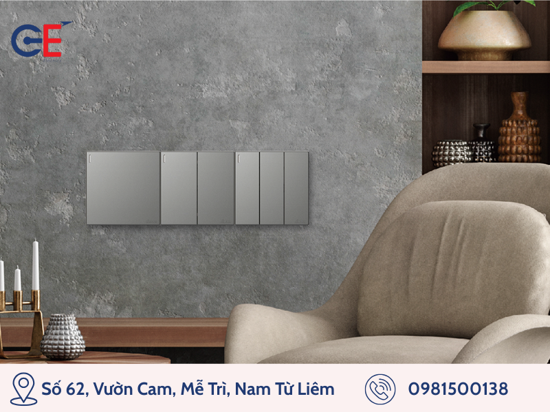 Công tắc ổ cắm Simon K3 với thiết kế hiện đại