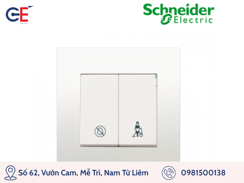 Bộ công tắc ổ cắm " Không làm phiền" "Xin dọn phòng" thuộc dòng Vavica 