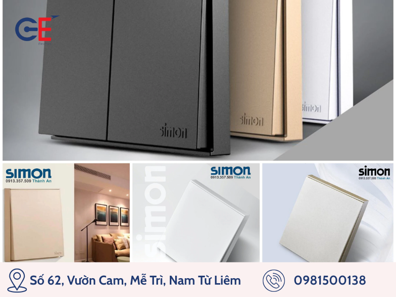 Công tắc ổ cắm Simon E6 nâng tầm không gian sống 
