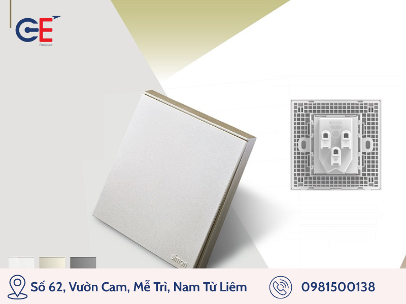 Công tắc ổ cắm Simon E6 chất lượng cao từ Châu Âu 