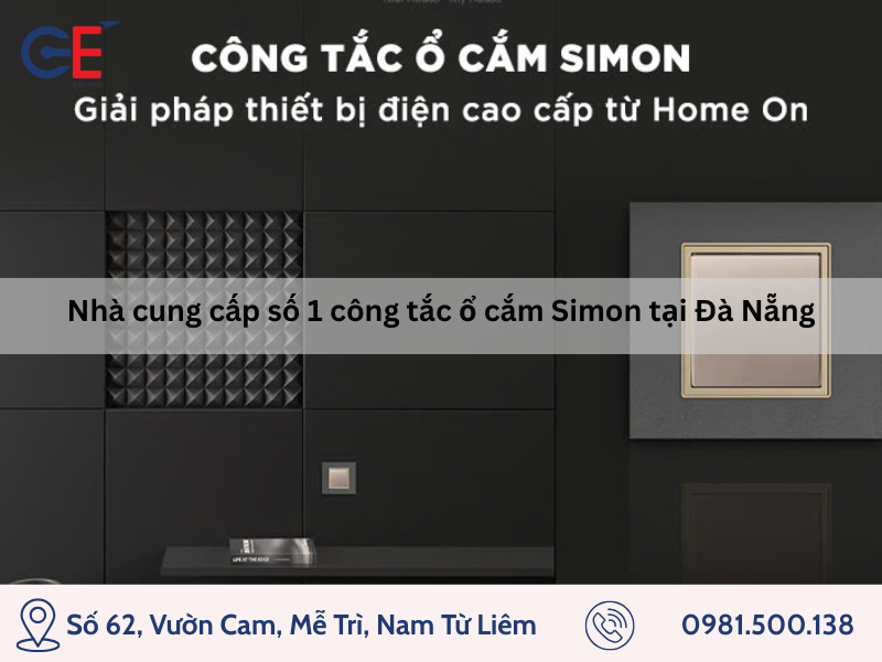 Công tắc Simon chính hãng tại Đà Nẵng