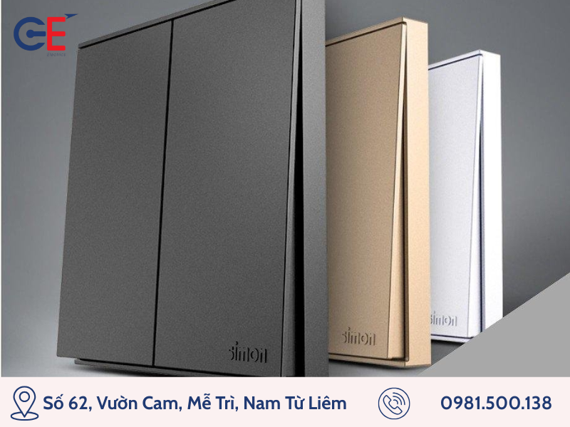 Công tắc ổ cắm Simon E6 đẳng cấp Châu Âu