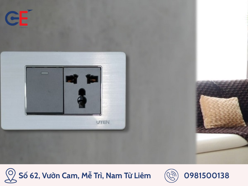 Công tắc Uten sang trọng phù hợp với mọi không gian