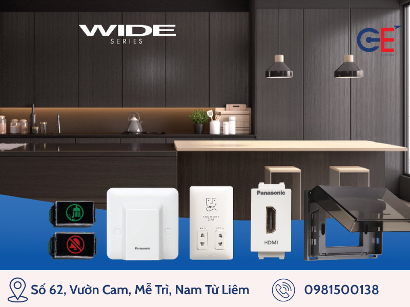 Công tắc ổ cắm Wide phù hợp cho mọi không gian sống