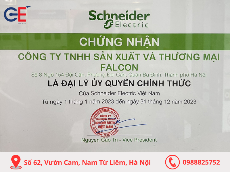 Cửa hàng thiết bị điện Schneider tại Hà Nội chính hãng