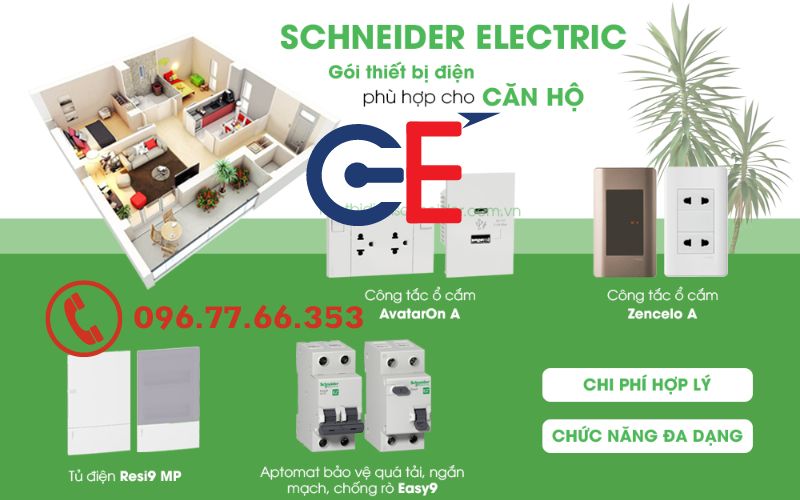 Cửa hàng thiết bị điện Schneider