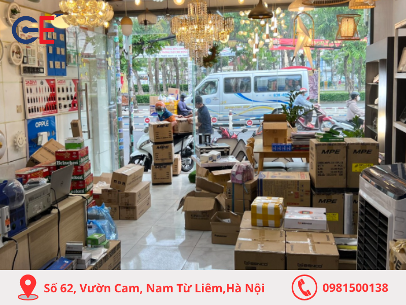Cửa hàng thiết bị điện tại Hà Nội