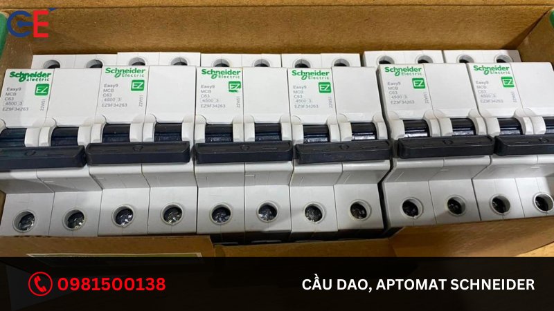 Cung cấp cầu dao, aptomat Schneider