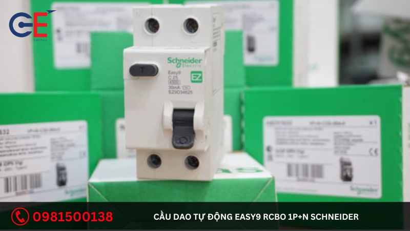 Đặc điểm của cầu dao tự động Easy9 RCBO 1P+N Schneider