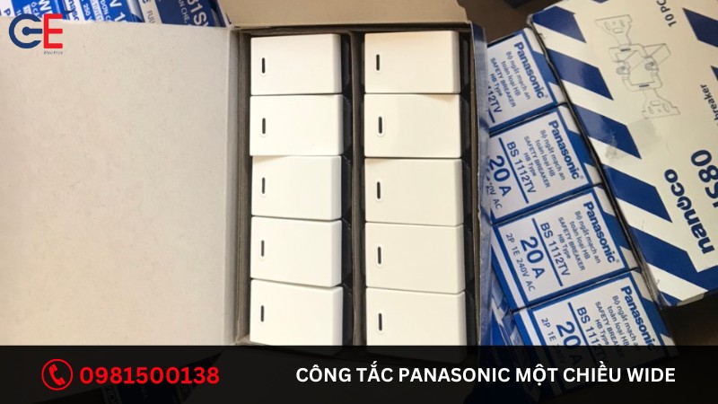 Đặc điểm của công tắc Panasonic một chiều Wide