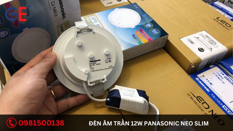 Đặc điểm của đèn âm trần 12W Panasonic Neo Slim