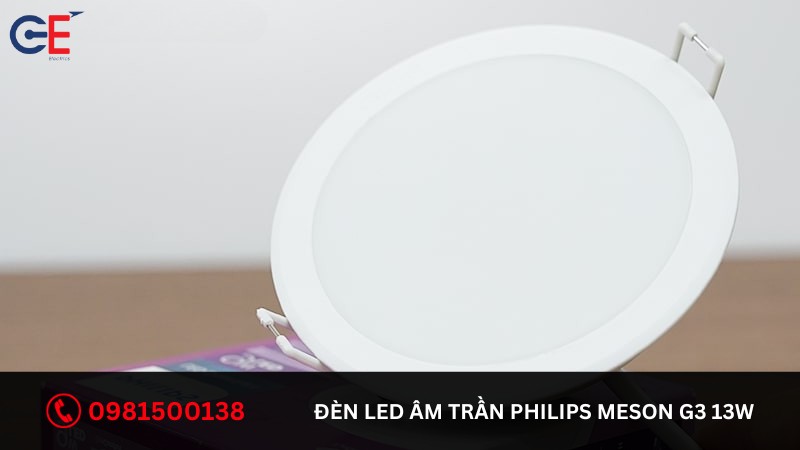Đặc điểm của đèn LED âm trần Philips Meson G3 13W