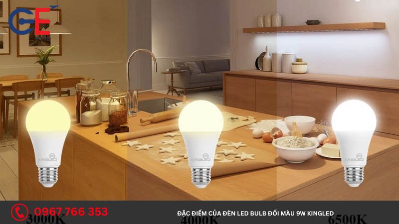 Ứng dụng của đèn led Bulb đổi màu 9W Kingled