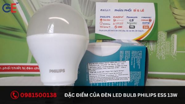 Đặc điểm của đèn LED Bulb Philips Essential 13W E27 VN