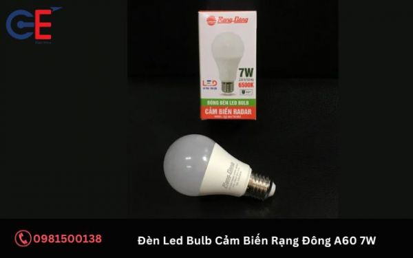 Đặc điểm của đèn Led Bulb Cảm Biến Rạng Đông A60 7W