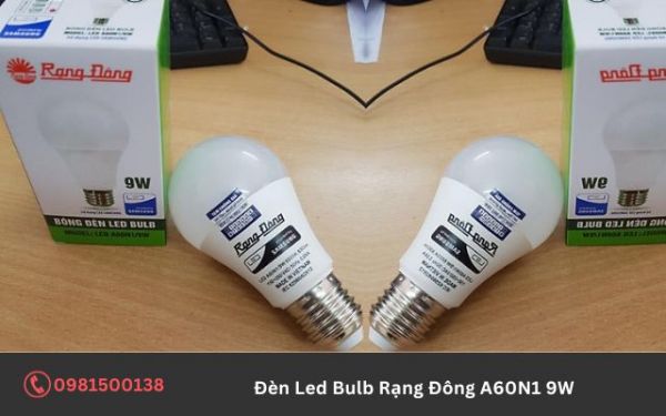 Đặc điểm, tính năng của đèn Led Bulb Rạng Đông A60N1 9W 