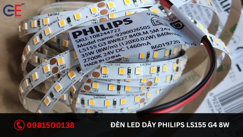 Đặc điểm của đèn Led dây Philips LS155 G4 8W