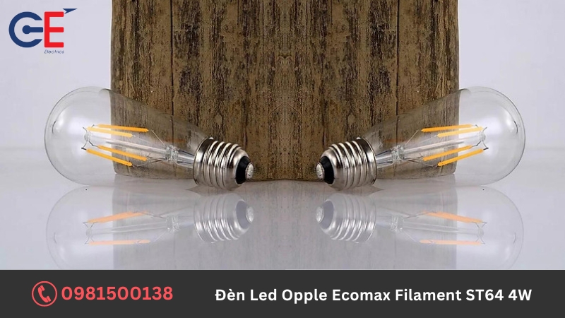 Đặc điểm của đèn Led Opple Ecomax Filament ST64 4W