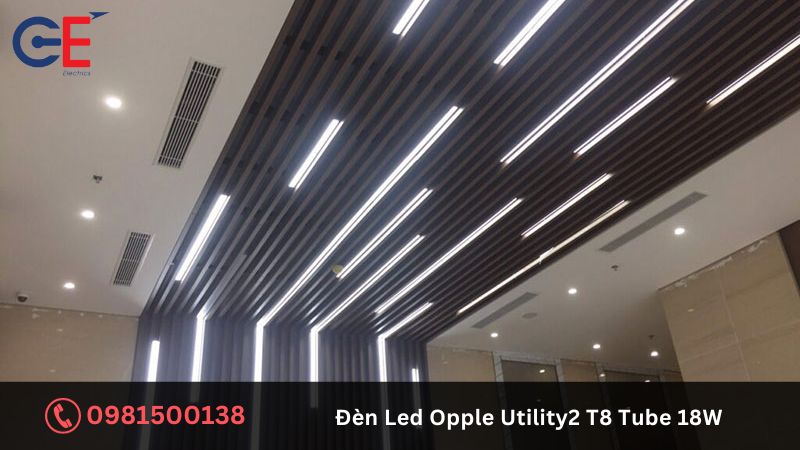 Đặc điểm của đèn Led Opple Utility2 T8 Tube 18W