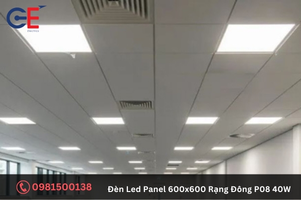 Ứng dụng của sản phẩm Giá Treo Đèn Led Panel 600x600 Rạng Đông